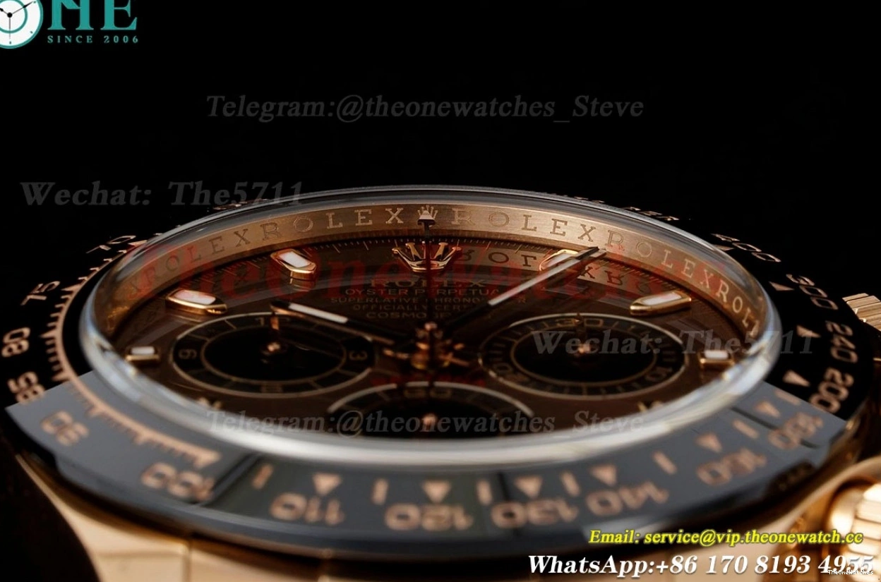 DD4130 Dial Brown RG Daytona Clean RU 40mm 116515 0212